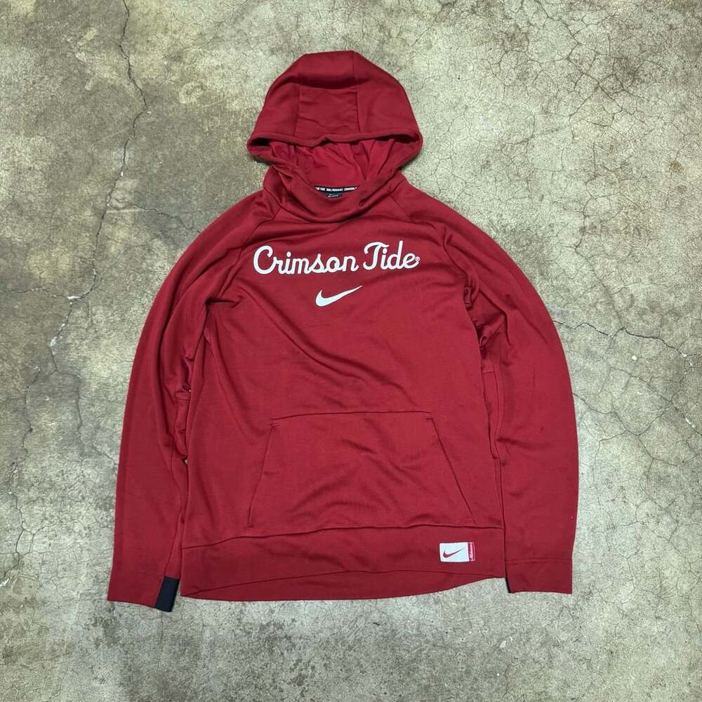Nike Alabama Crimson Tide Dri-FIT Pullover Hoodie Sweatshirt Men's Size Large